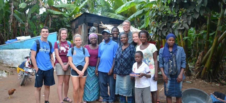 Students on Mission trip in Haiti